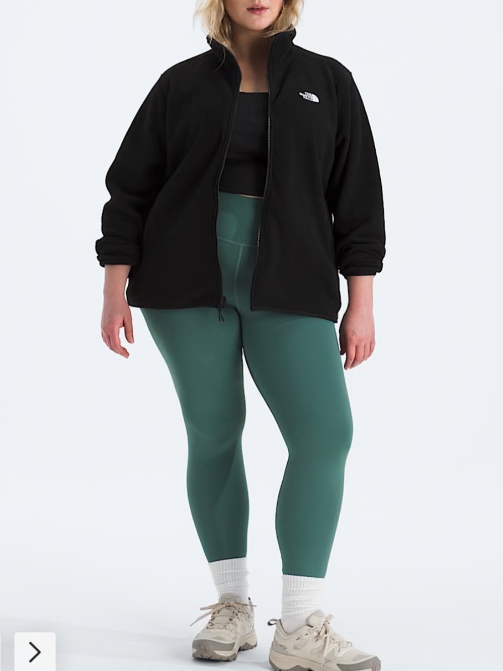 THE NORTH FACE Plus Size Glacier Fleece Jacket 3X fits like a 22/24 - Picture 3 of 9